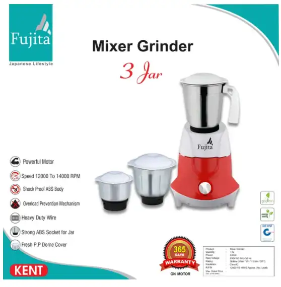Buy Fujita Mixer Grinder Jar 750 Watt Online at Best Price